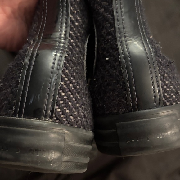 Converse Textured Black High-Tops - Picture 5 of 6